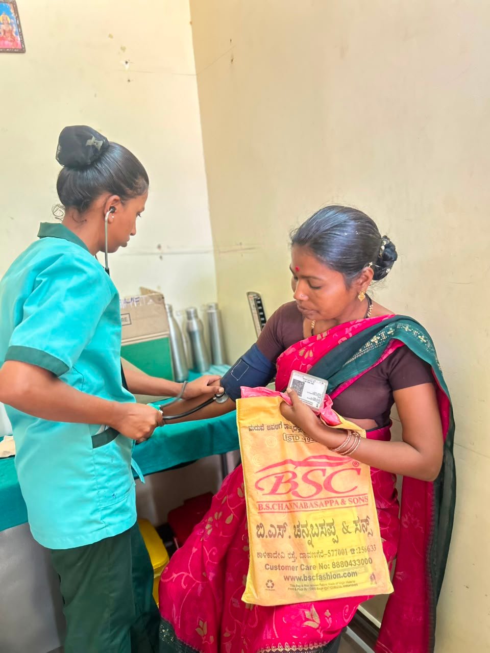 Blood pressure check