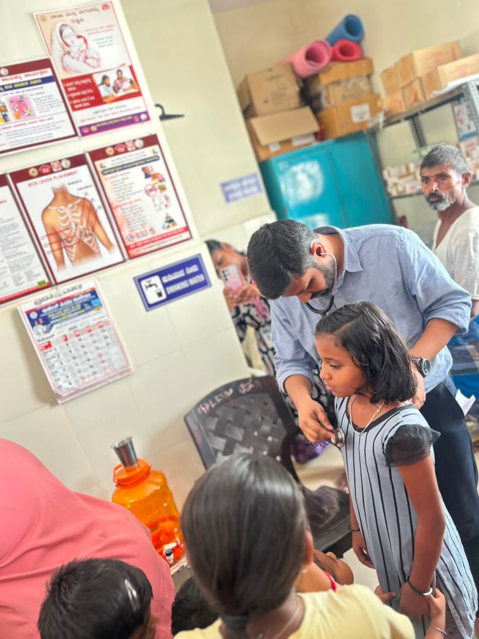 Paediatric camp at Kuradagi